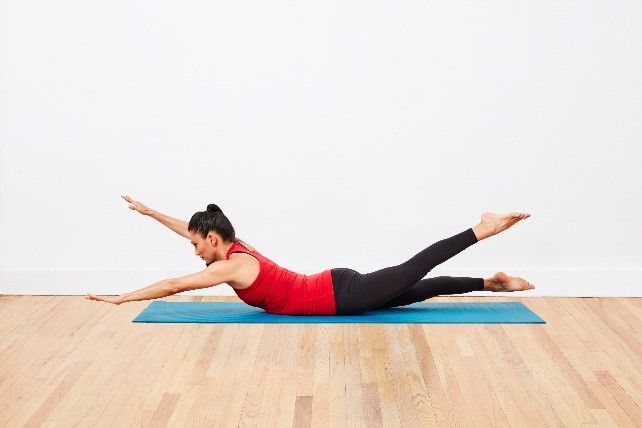 Air Swimming Exercise
