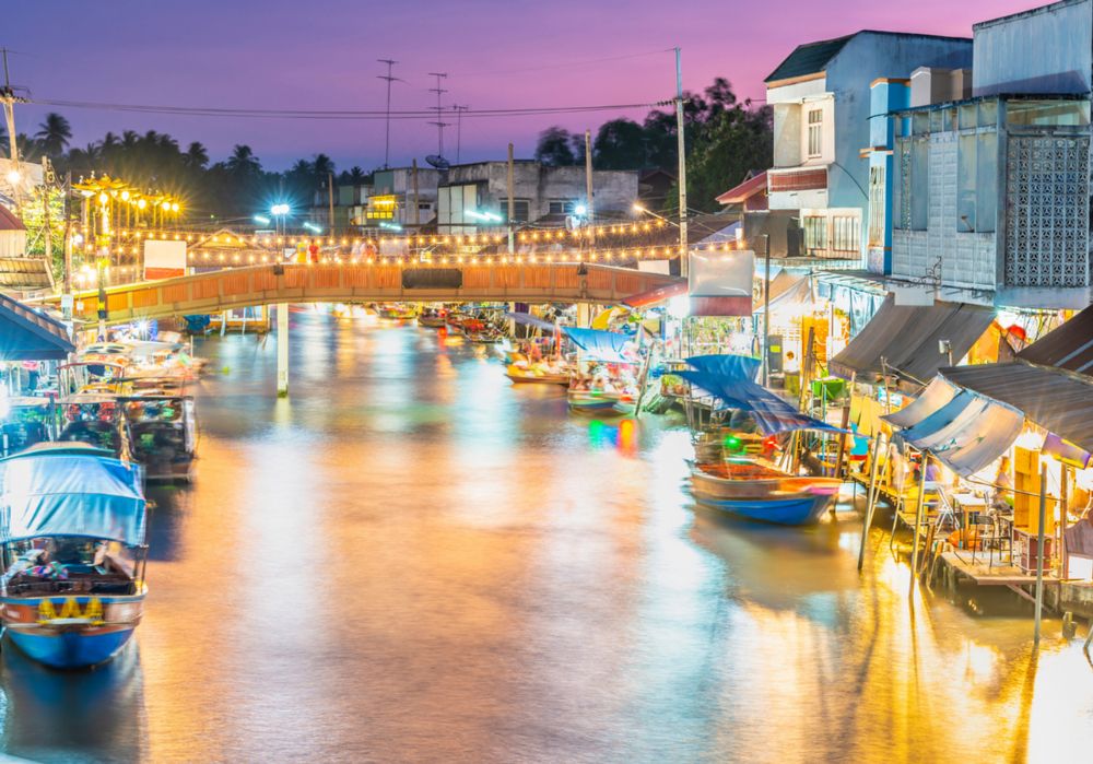 Amphawa Thailand Water Market