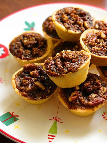 Baked Goods in Christmas Plate Design