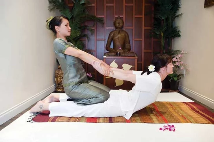 Spa Massage Hand Stretch