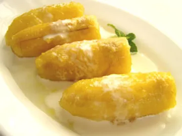 Thai Banana In Coconut Cream in plate