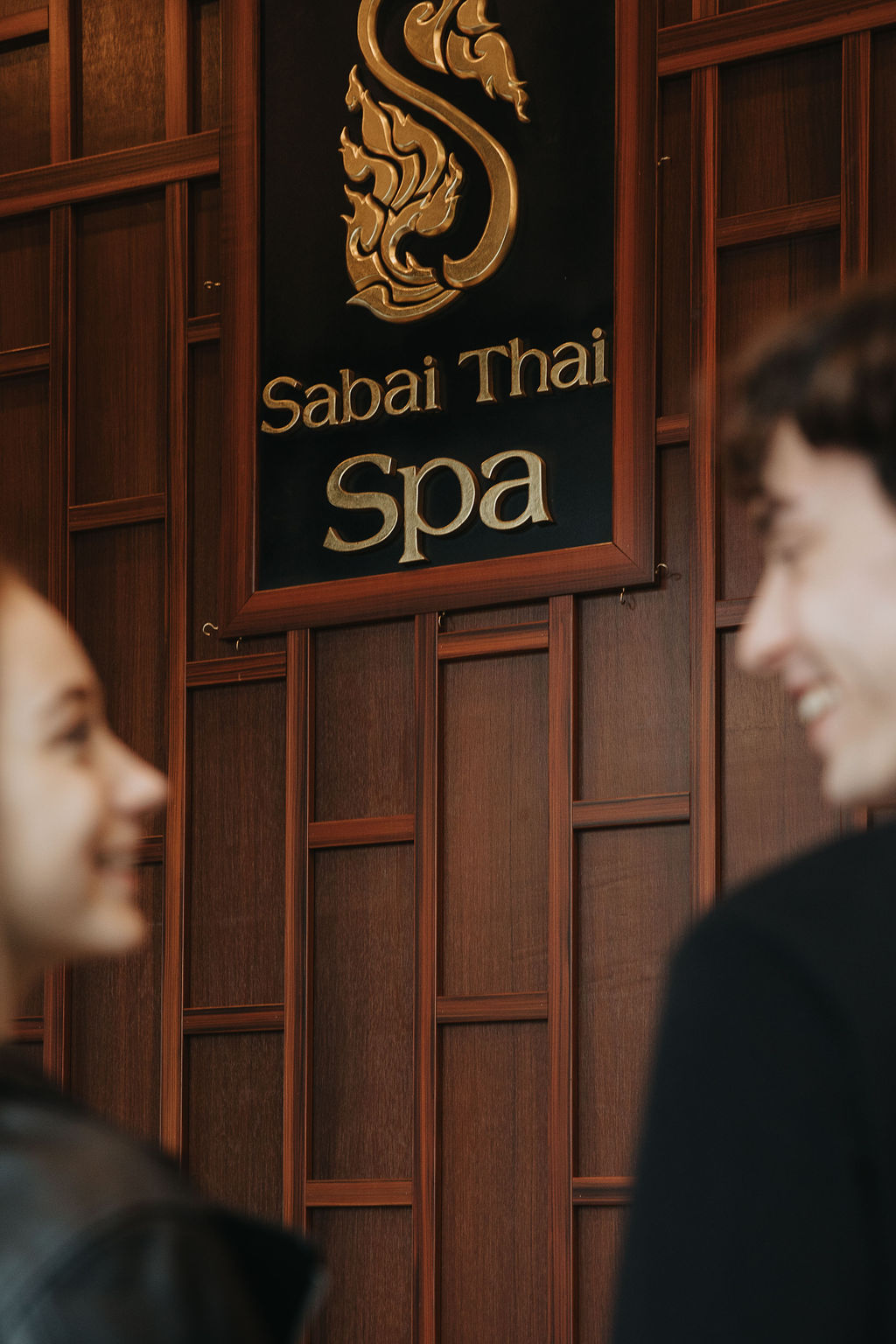 two people visiting sabai thai spa in summer